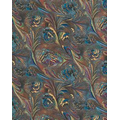 Gift Wrap (24"x100') MARBLED FEATHERS